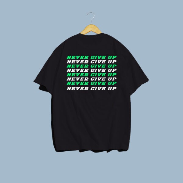 Black Don’t quit Loose-fit tee - Image 3